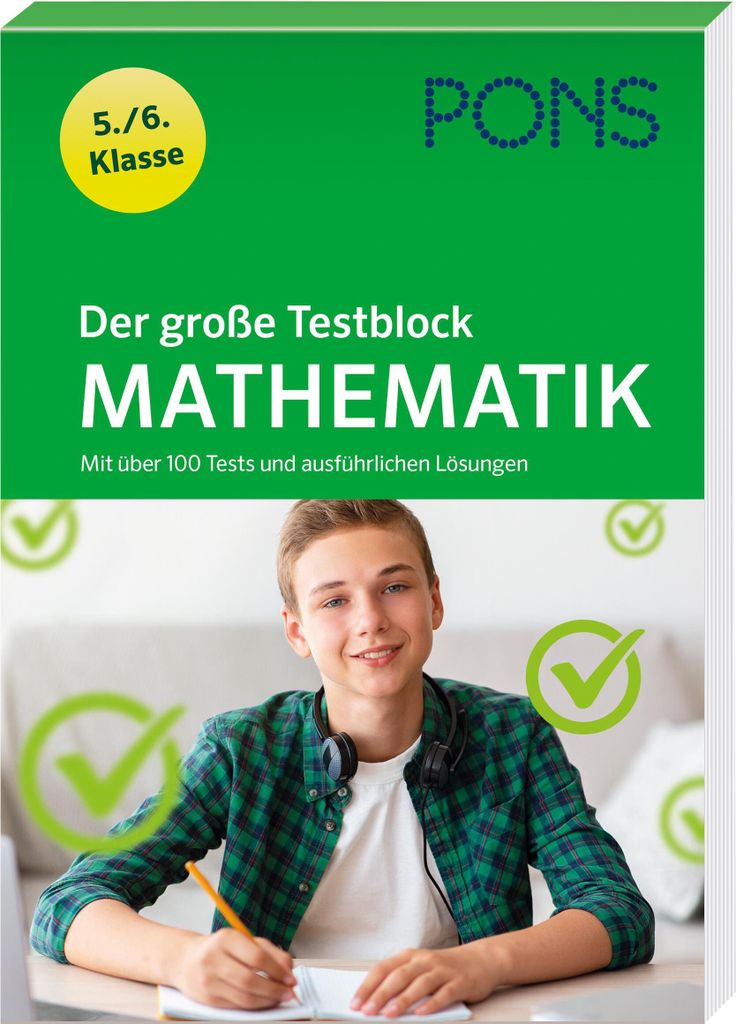 PONS Der große Testblock Mathematik 5./6. Klasse Produktbild 