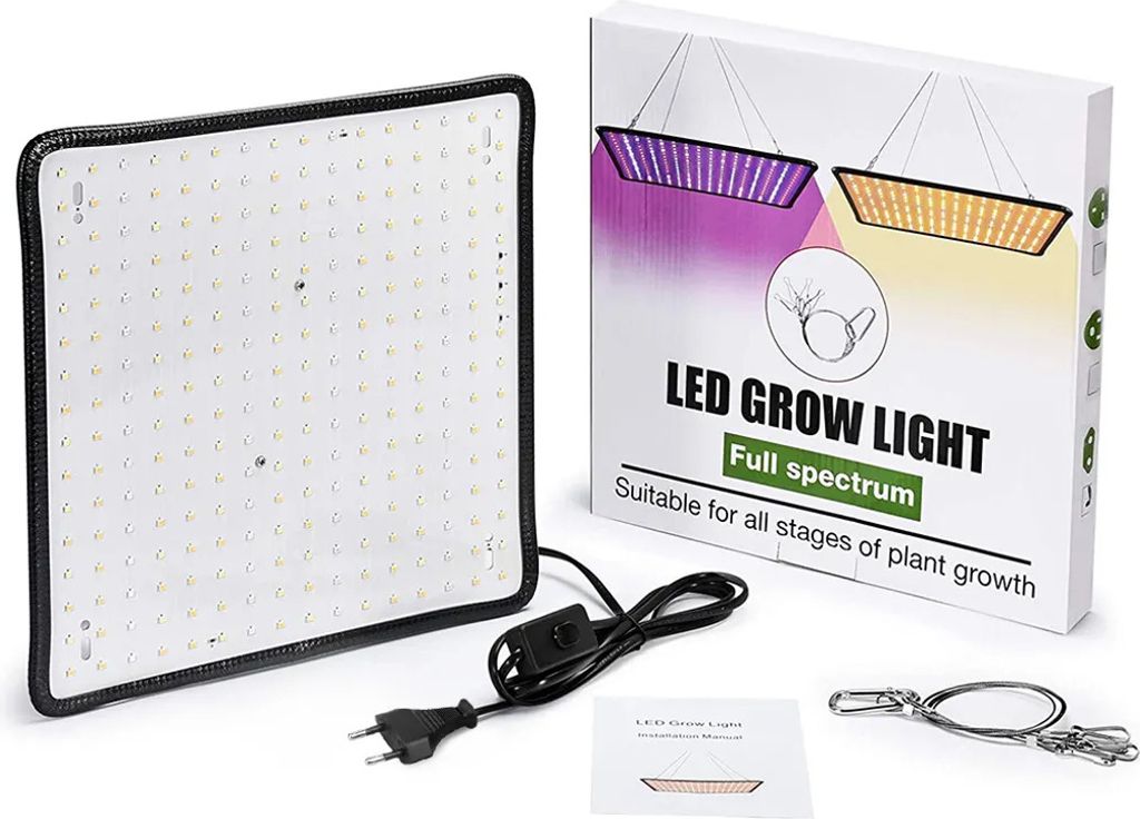 LED Pflanzenlampe Vollspektrum,Flowerpot Lampe 256 Produktbild 9