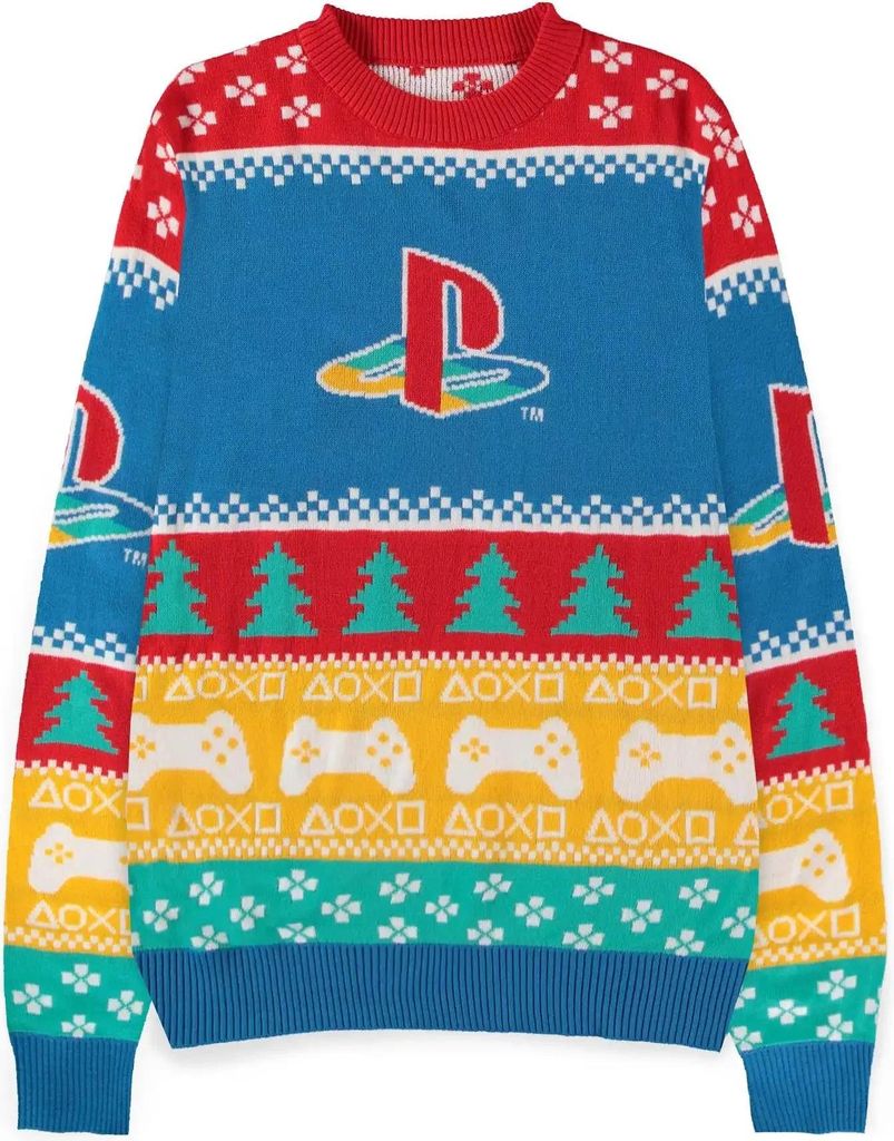 Sweter PlayStation z logo (Jumper Świąteczny) Rozmiar M