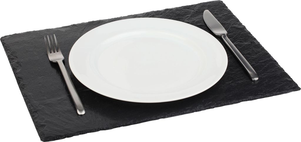 APS Naturschieferplatte (B)450 x (T)300 mm anthrazit Produktbild 