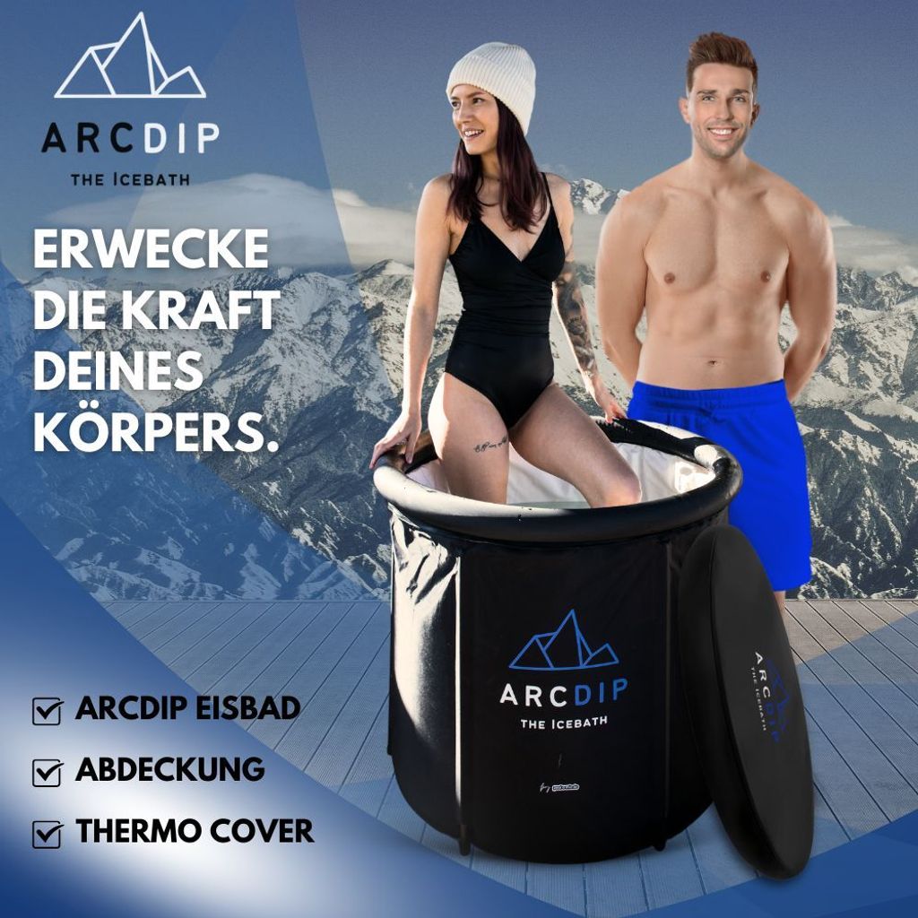 ArcDip Eisbad Eisfass Badefass Cold Plunge zum Eisbaden 70 Produktbild 7