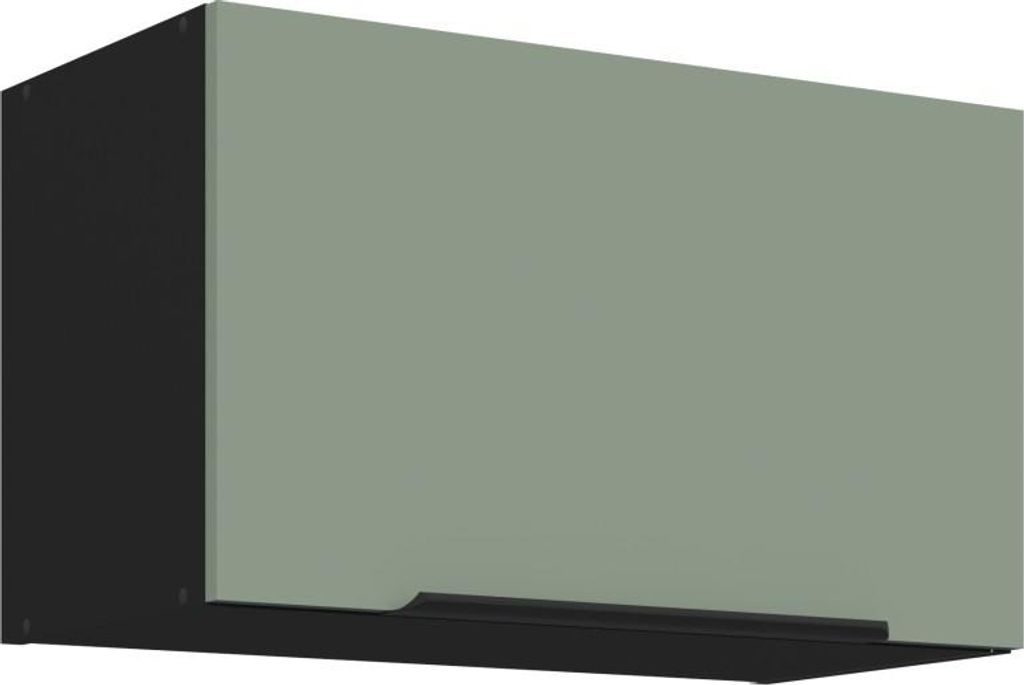 LUNARA Dunstabzugshaube – Breite 60 cm, grün/schwarz