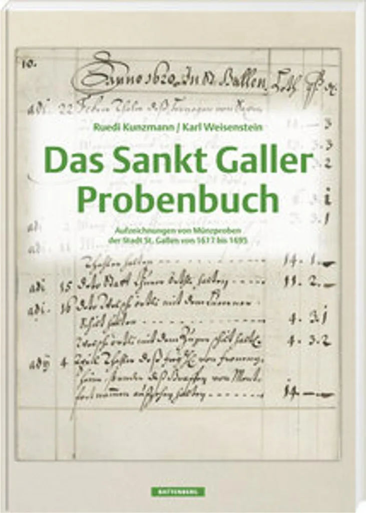 Das Sankt Galler Probenbuch : Essais Monétaires de St. Gall 1617-1695