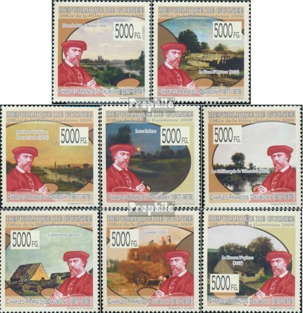 Briefmarken Guinea 2009 Mi 6919-6926 (kompl. Ausgabe) Produktbild 