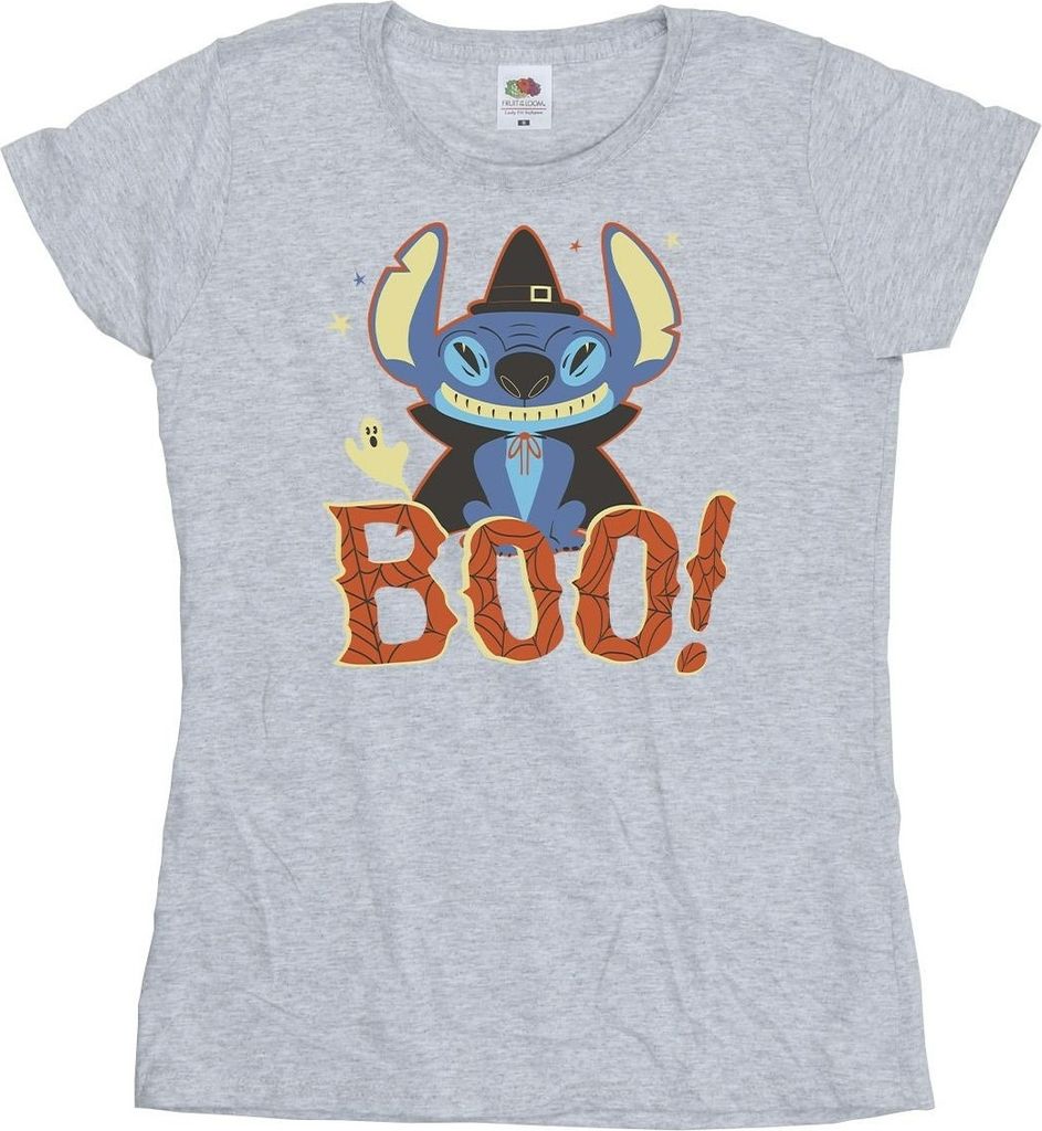 Disney - "Boo!" T-Shirt für Damen BI26007 (S) (Grau)