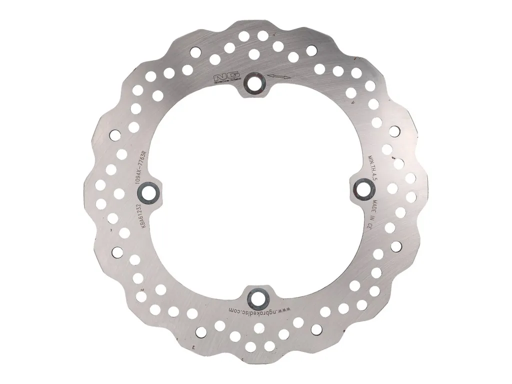 Disque de Frein Arrière NG Wavy pour Suzuki V-Strom et Kawasaki KLV 1000
