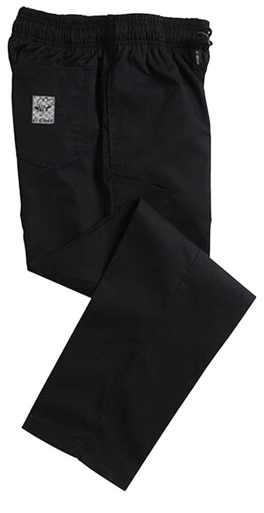 Le Chef - "Professional" Kochhose für Herren/Damen Unisex LT5225 (4XL) (Schwarz)