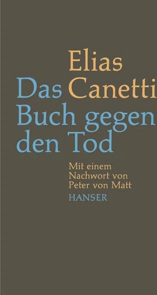 Essai Das Buch gegen den Tod : Pensées d'Elias Canetti sur l'immortalité