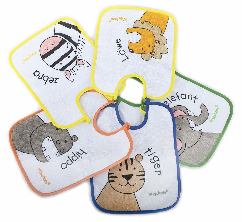 PLAYSHOES (507145) Binde-Lätzchen 5er Pack, Größe: one size Produktbild 