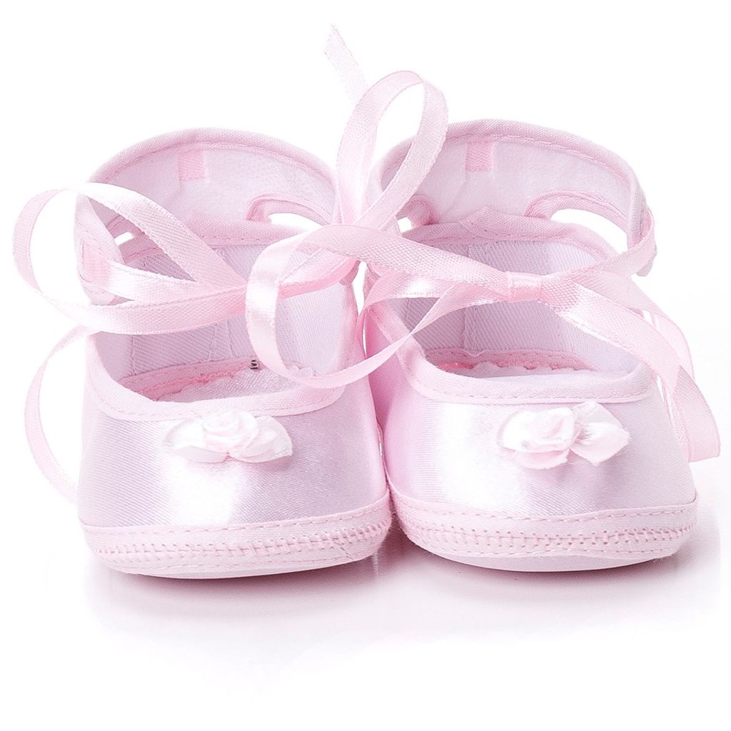 Toma Baby Ballerina Sandalen Taufschuhe Rosa 11cm EU18 Produktbild 