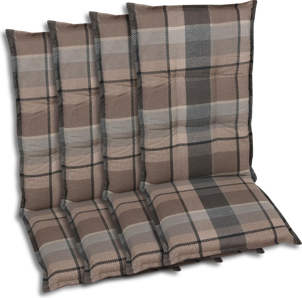 GO-DE Textil, Sesselauflage Hochlehner, 4er-Set, Farbe: Produktbild 
