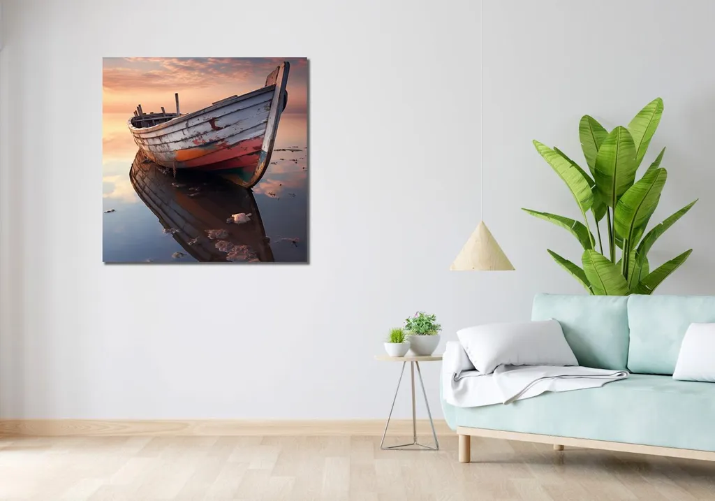 Image Port Isolé 90x90 cm : Habillez vos Murs Vides avec Élégance et Style - 2