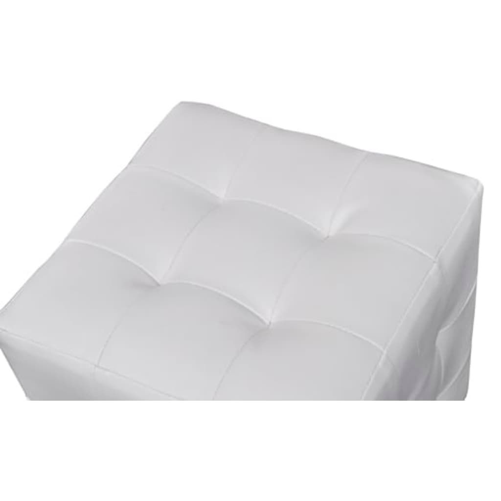 "2026 Aktion"Nachttisch Elegantes Design - Beistelltisch - Würfelhocker Weiß DEMöbel 2517390