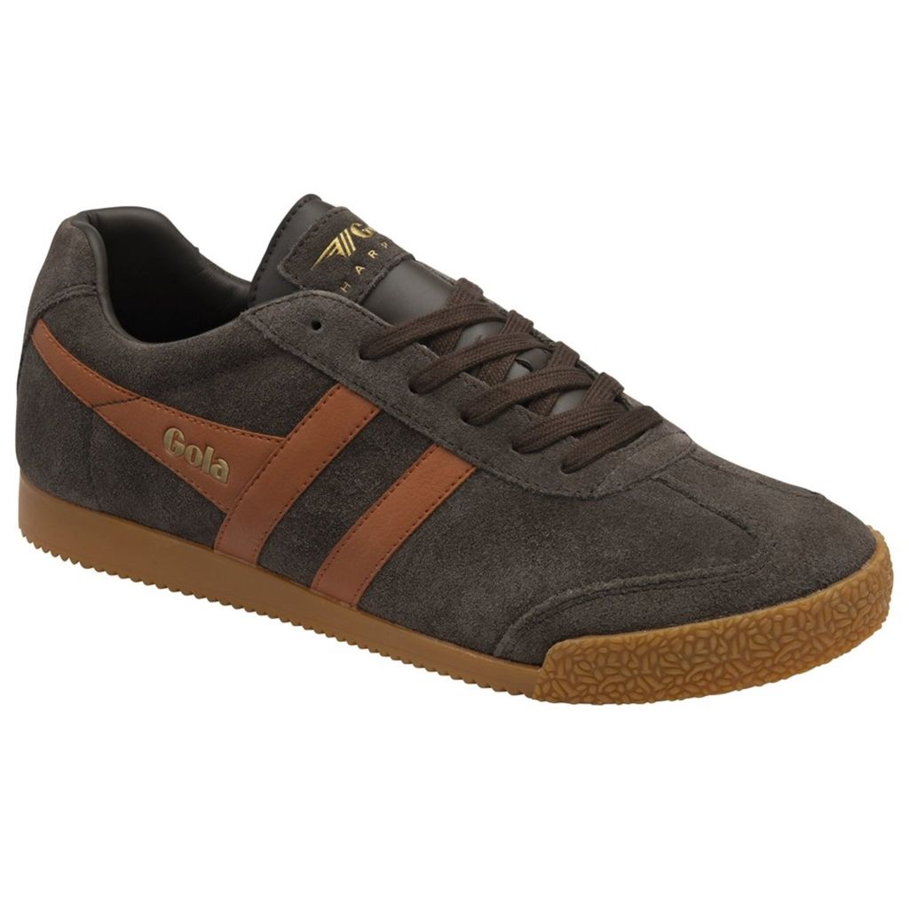 Gola Classics Harrier In Brown Orange For Men – 11 UK - 45 EU - 12 US / Brown Orange