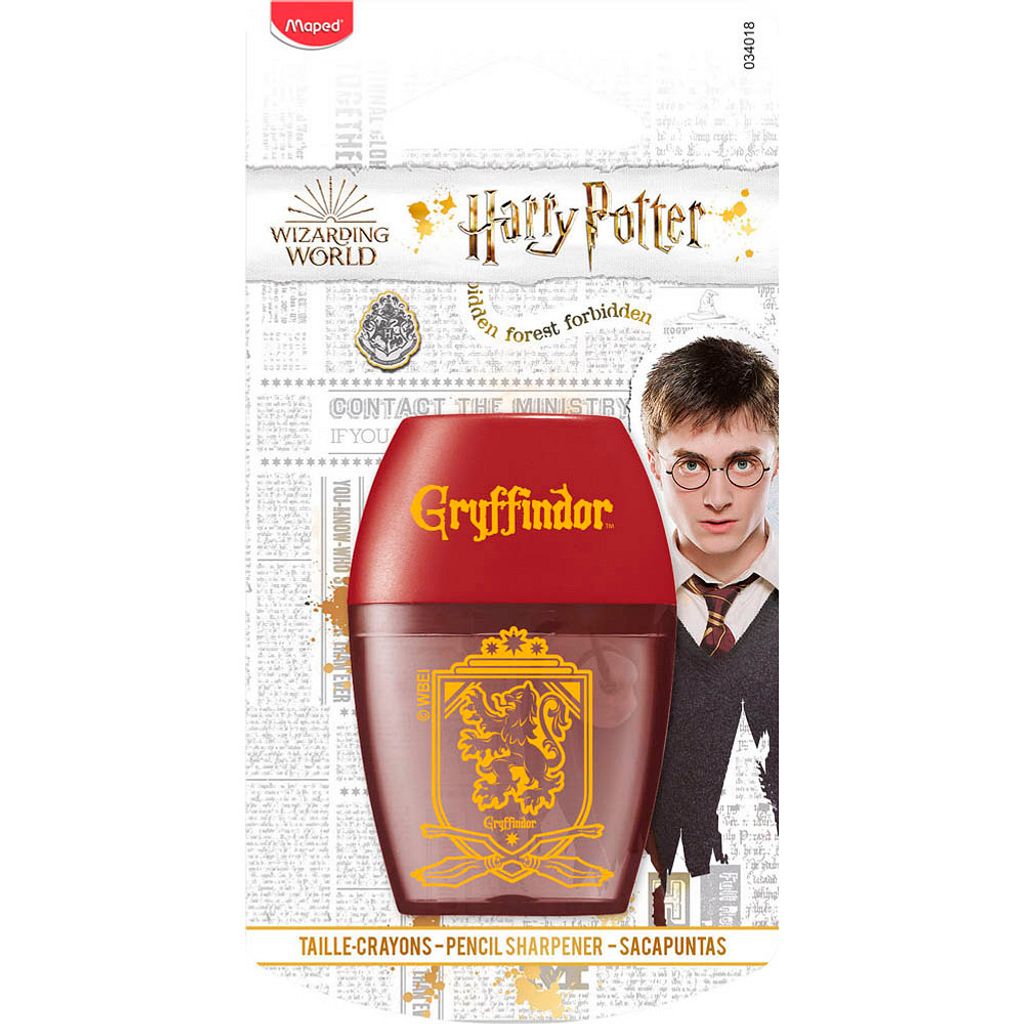 Maped boîte à pointes HARRY POTTER en plastique rouge Image du produit 