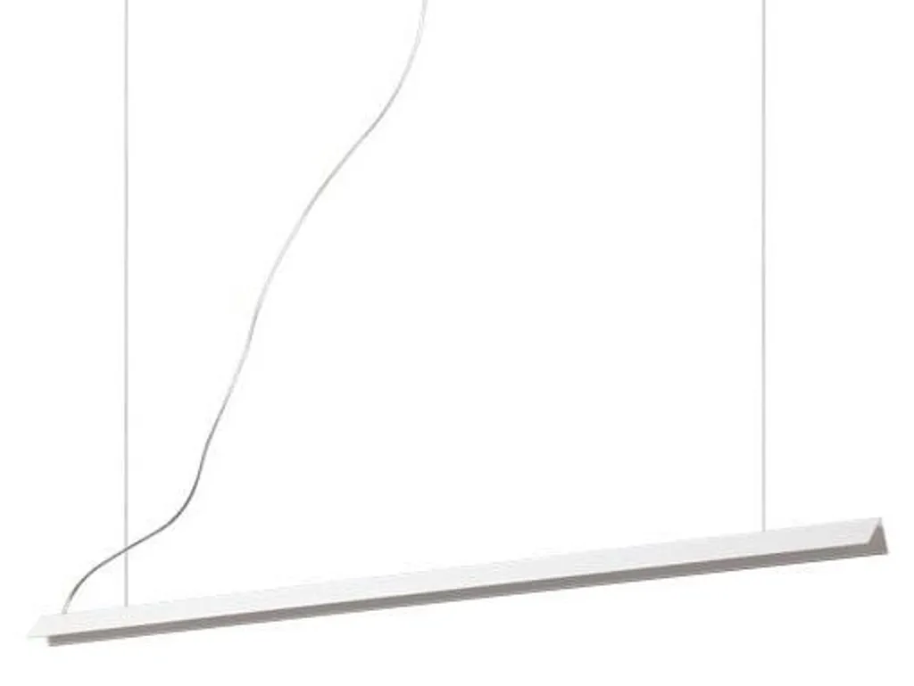 Suspension LED 20W V-Line Métal Blanc 3000K Lumière Douce et Chic