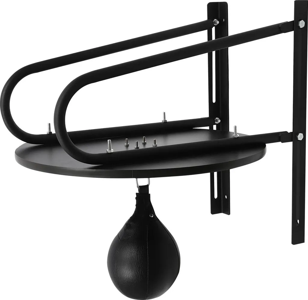 Support Speedball Boxe Anti-Vibration - Réglable et Acier Robuste