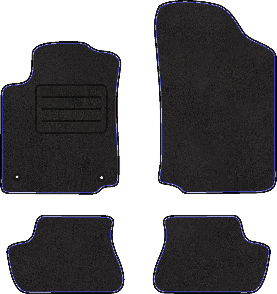 Kit Tappetini Citroen C2 (2003-2009) - Velluto Morbido 4 Pezzi