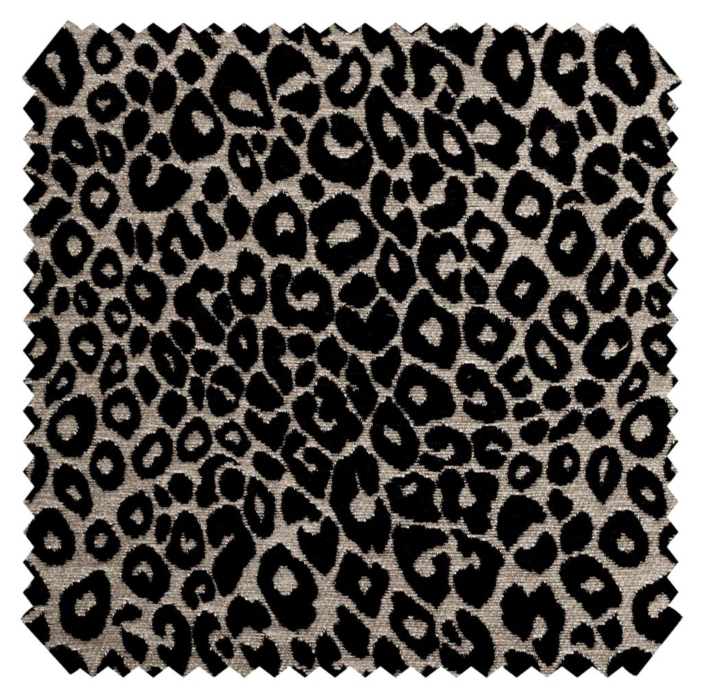 LEO - Formstabiler Jacquard-Polsterstoff im Leopardenmuster, Samtweicher Möbelstoff mit Chenille-Garnen und verstärkter Rückseite, Stoff für So...