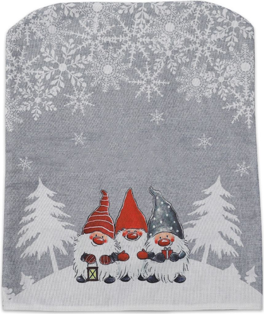 4 Stück Weihnachts-Stuhlhussen, Nachbildung, Produktbild 