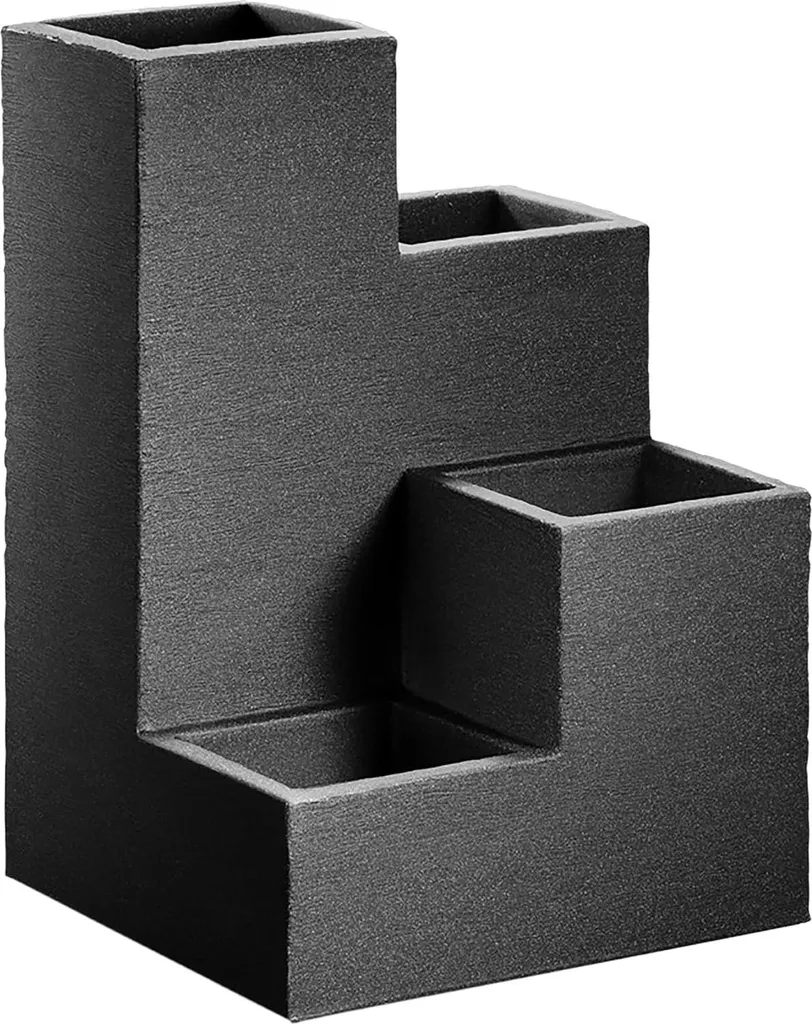 Escalier en colimaçon plastique anthracite Los Angeles résistant 40x60 cm