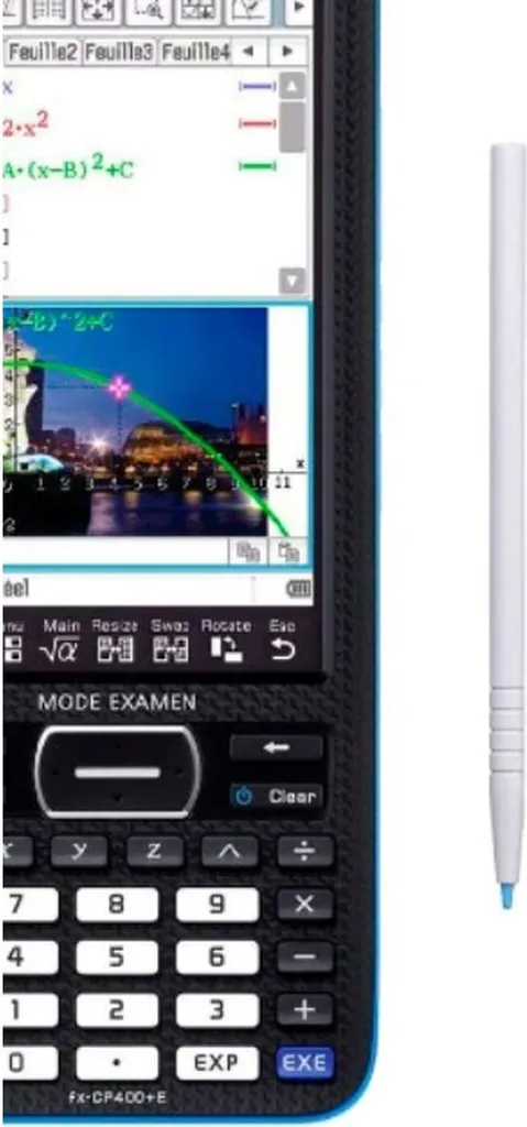 Calculatrice Casio FX-CP400-LA-EH Graphique Tactile Noire Classique - 2