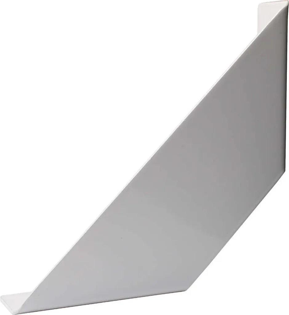 Natural Goods Berlin Supporto per scaffale LICHTENBERG, supporto per scaffale, metallo, montaggio a parete, supporto per scaffale, scaffale a parete, stretto per cucina e ufficio, profondità 200 mm, grigio, 2 pezzi - 5