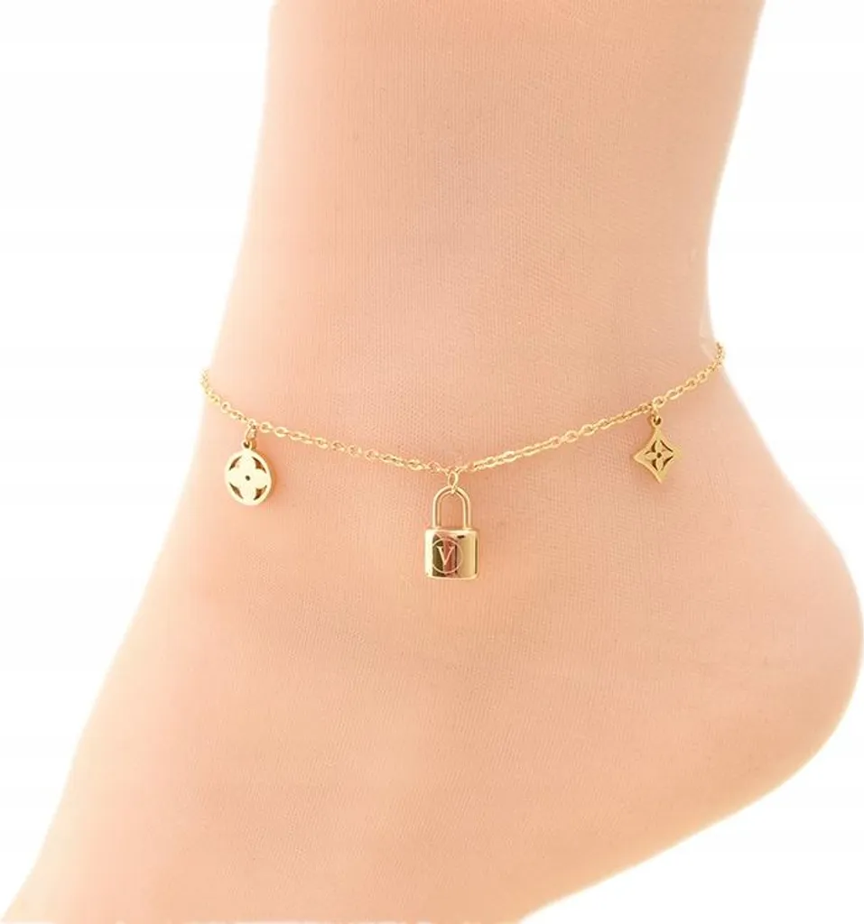 Cavigliera Oro Minimal Acciaio Inossidabile: Classe Quotidiana Donna - 1