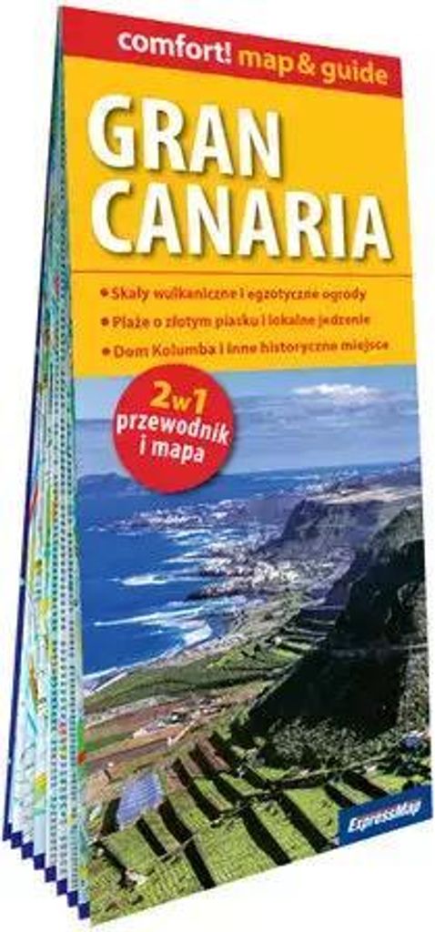 Gran Canaria laminowany map&guide 2w1 przewodnik i mapa