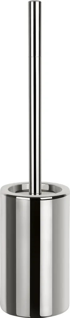 Ensemble Brosse de WC et Porte-brosse Argenté - Garniture pour Toilette