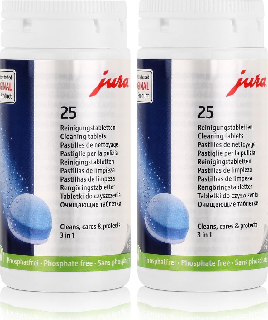 Jura Reinigungstabletten 3in1 für Kaffeevollautomaten - 25 Produktbild 