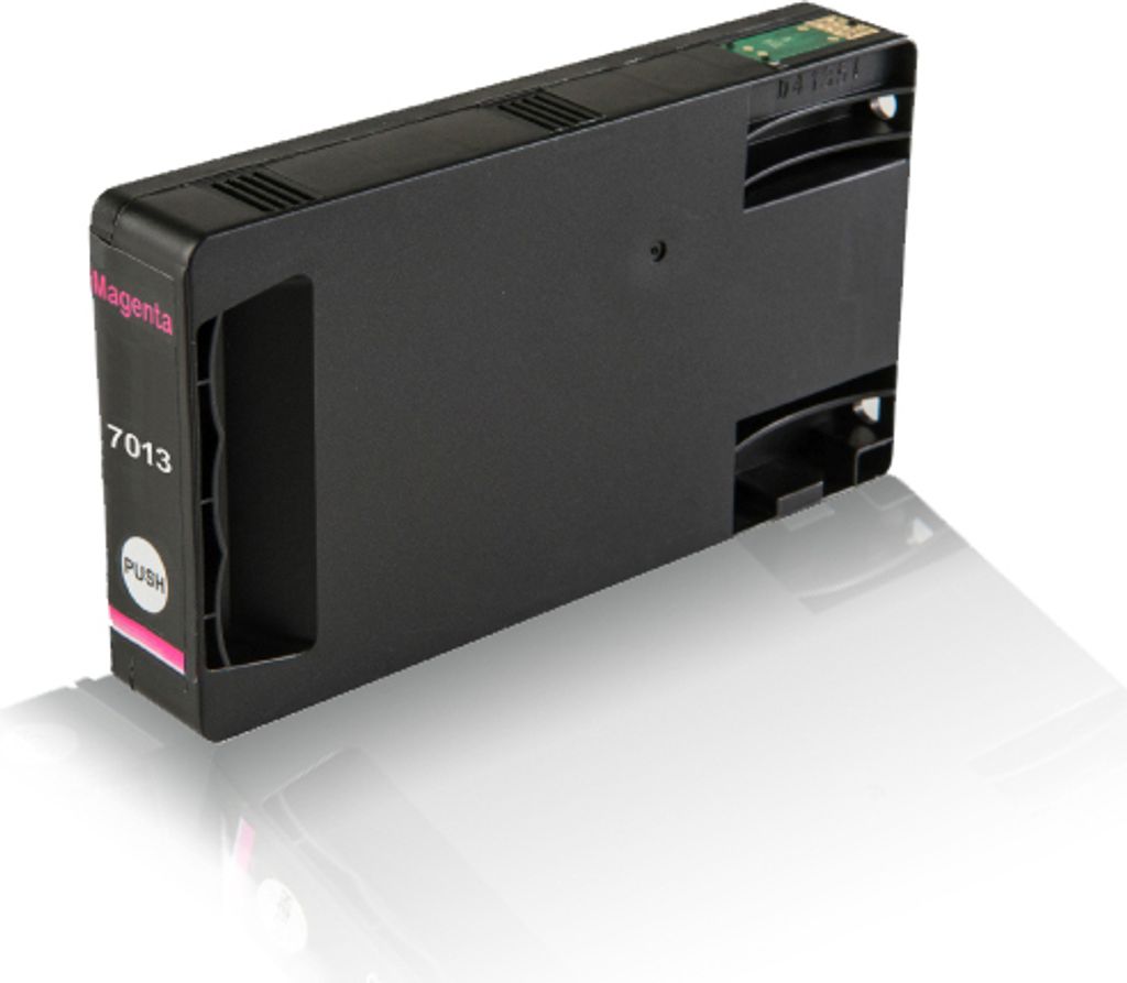 kompatible Tintenpatrone für Epson Workforce Pro WP 4095 DN Blauer Engel WP 4515 WP 4515 DN WP 4520 WP 4525 T7013 T7023 T 7013 7023 7033 Magenta R...