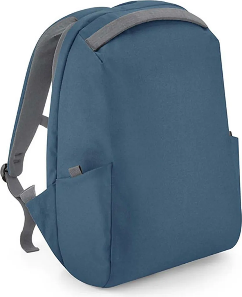 Zaino Business Quadra QD924 Blu Ardesia - Antifurto e Sostenibile