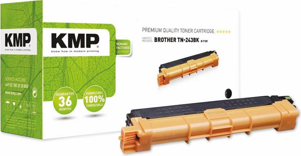 KMP B-T109 schwarz Toner kompatibel zu brother TN243BK