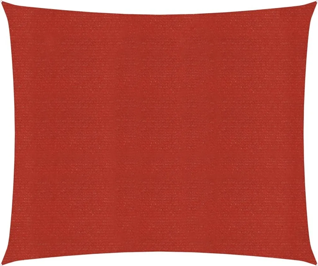 Tenda da sole 160 g/m² rosso 2,5x3 m HDPE