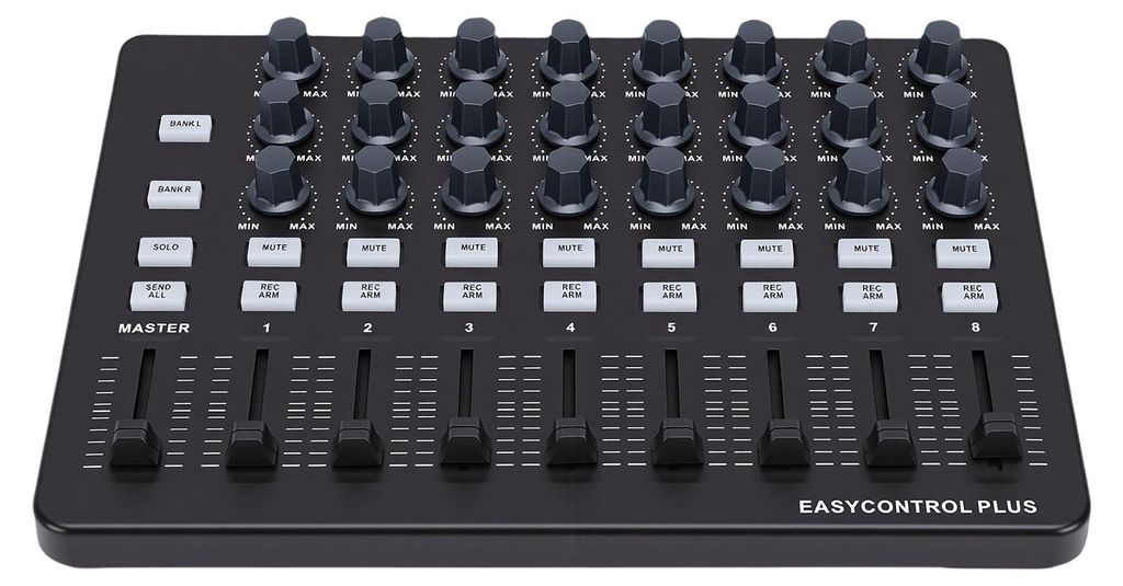 MIDI-Keyboard-Controller, tragbarer MIDI-Controller, Werkzeug zur Musikproduktion, Regler, Schieberegler und Tasten für Arrangement und Aufnahmest...