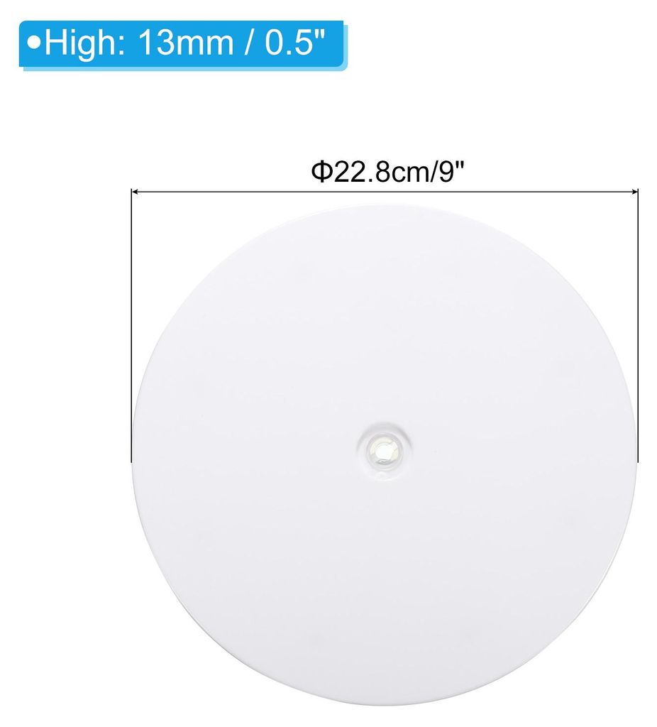 9" Schweres Drehstativ mit Stahl Kugellagern 360¡ã Drehscheibe Lazy Susan Basis fš¹r Gro?bild TV Computer Monitore Wei?