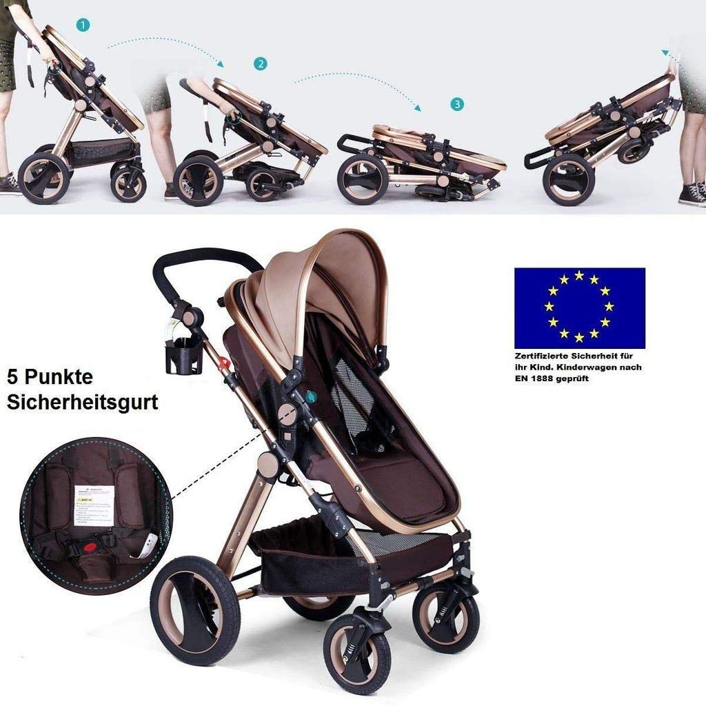 Kinderwagen California, 3 in 1 Kombikinderwagen Megaset 8