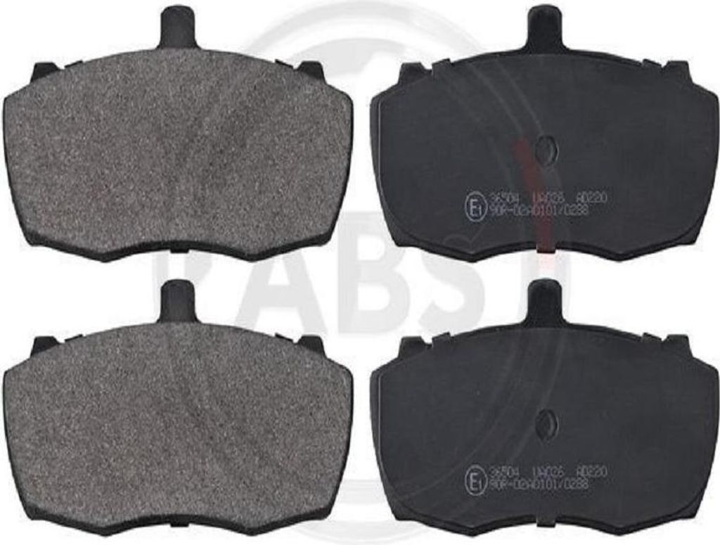 Bremsbelagsatz, Scheibenbremse