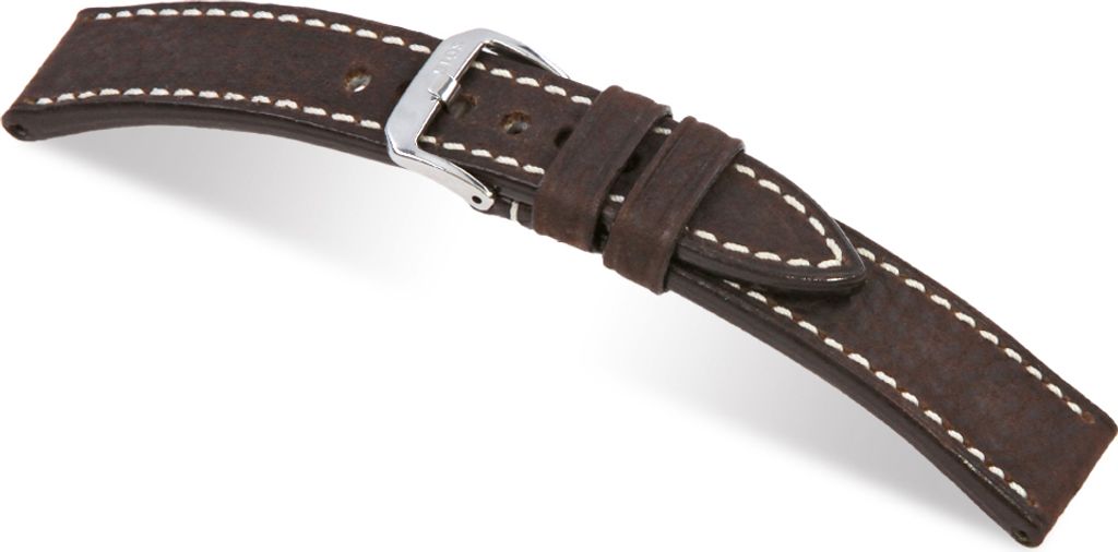 Happel Lederband Tucson 24 mm mokka