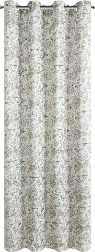 Rideau blanc occultant léger 140x250 cm Boho pour brise-vue élégant