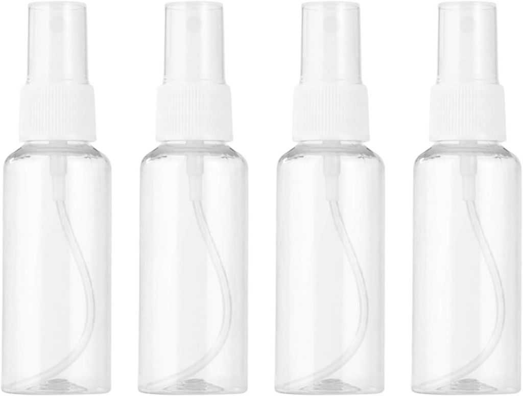 x 50 ml leere Sprühflaschen, Kunststoffsprüher, tragbare wiederbefüllbare Reiseflaschen, leere Sprüher