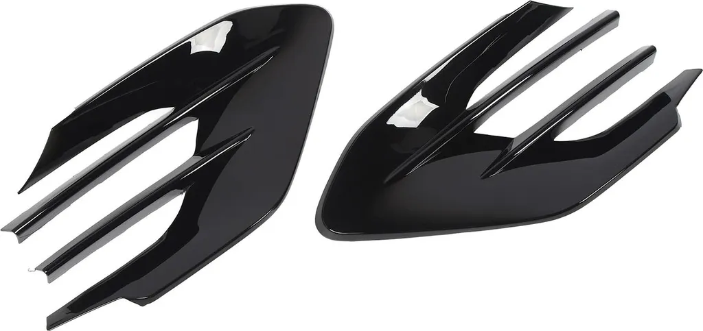 Enjoliveur de Pare-chocs Mercedes GLE W167 C167 AMG-Line Noir Brillant