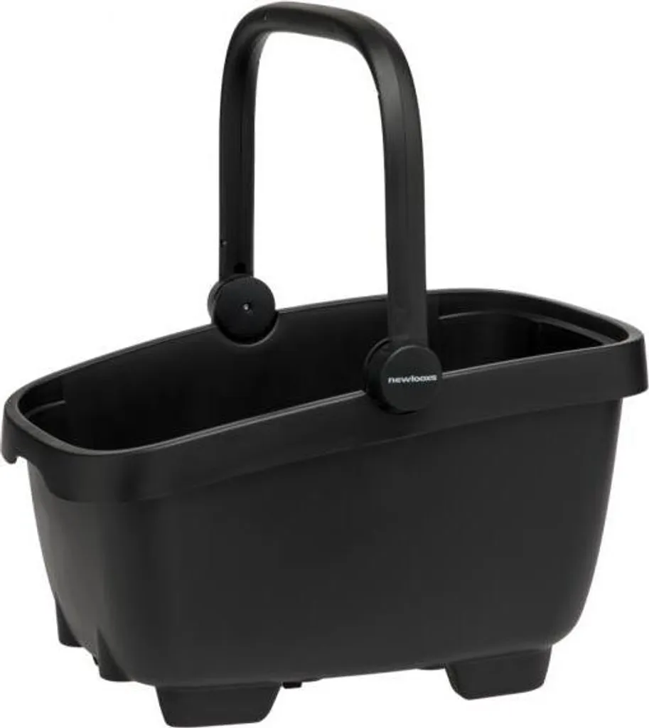 Panier de vélo New Looxs Clipper Black Black robuste et polyvalent