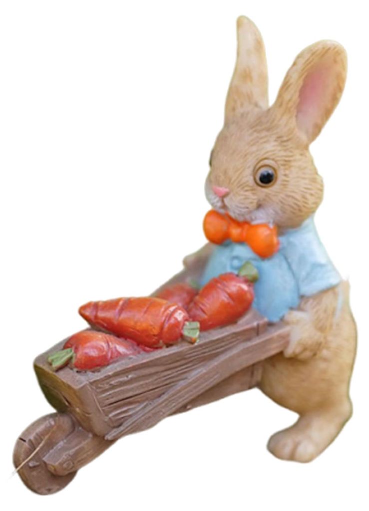Gartenfigur aus Kunstharz, Cartoon-Hase, Schildkröte, Igel, Figur für Feengarten, Hof, Rasen, Innen- und Außendekoration