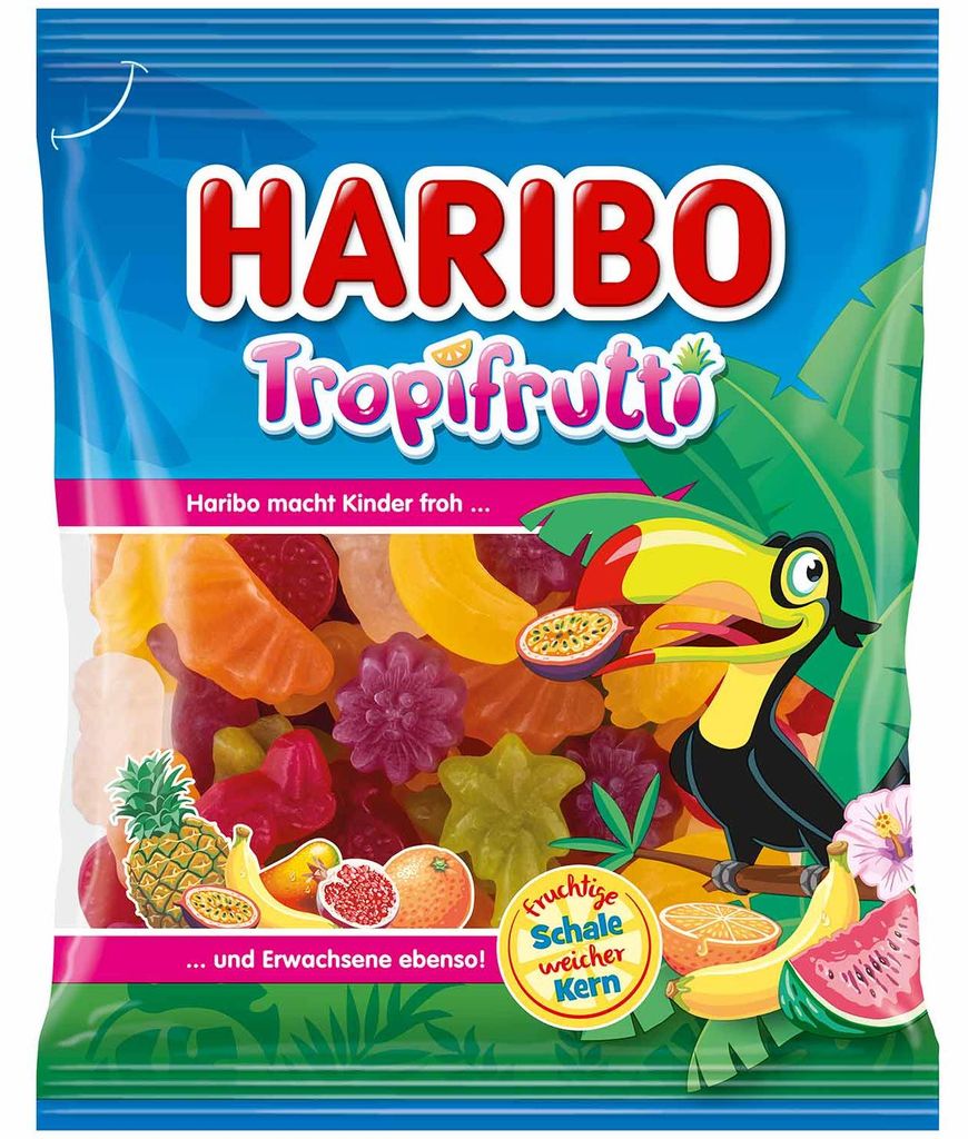 Tropifrutti Mix Geleebohnen 175g - Haribo Produktbild 