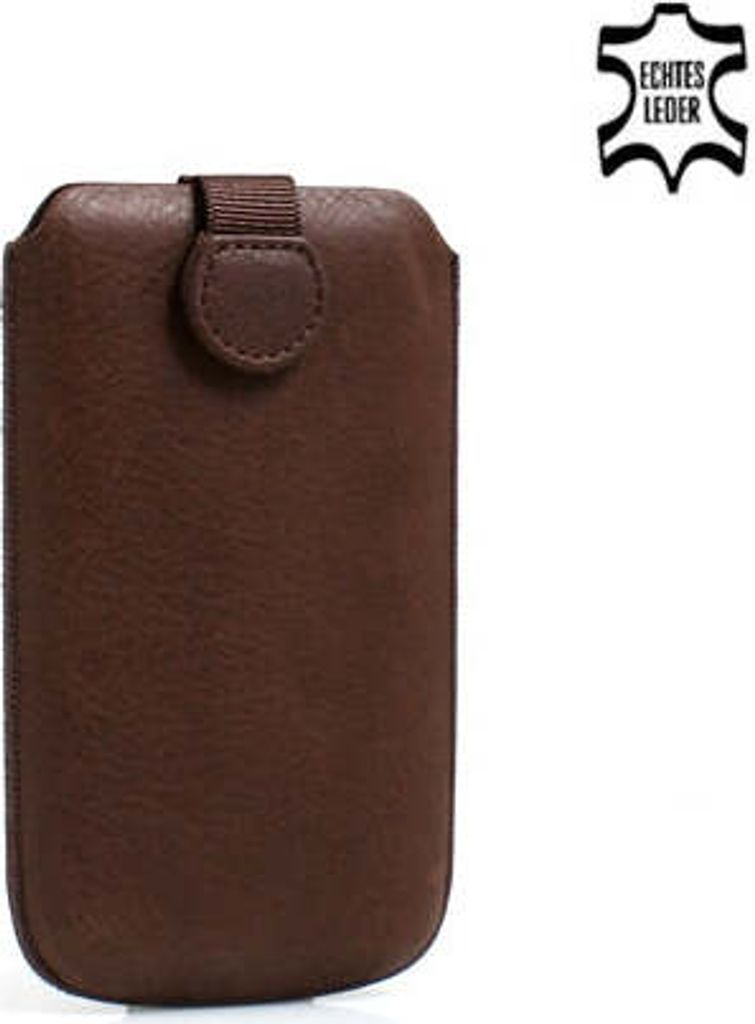 Leder Etui Case mit Rückzugfunktion für Samsung Galaxy Note