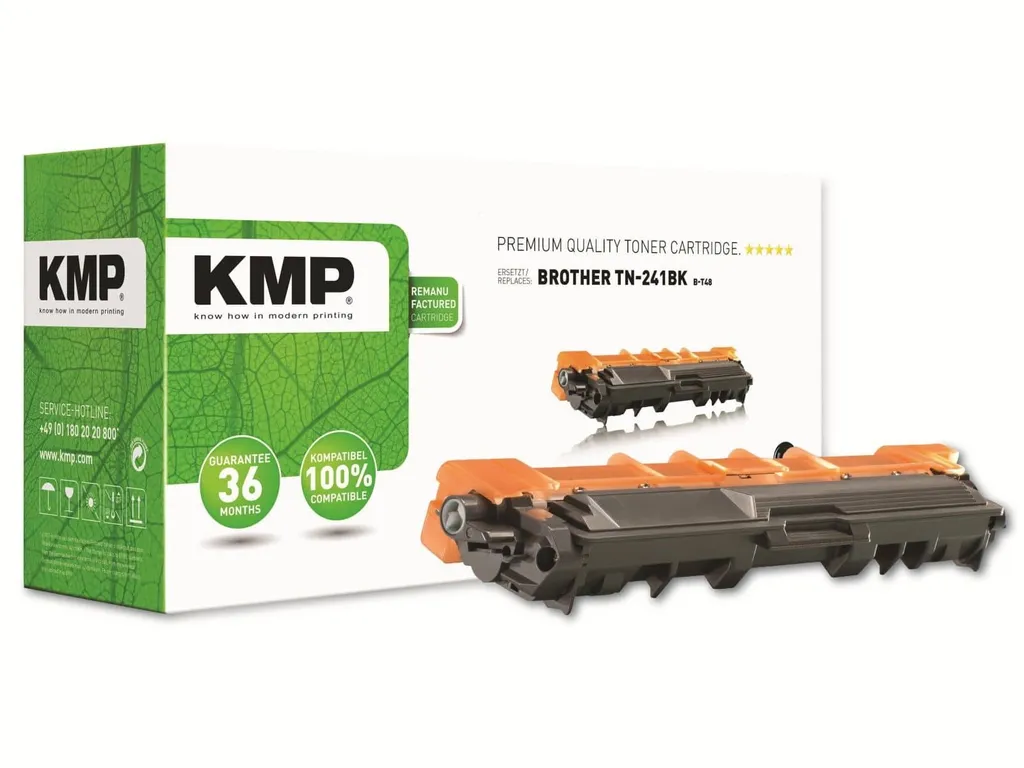 Toner noir KMP B-T48 compatible Brother TN-241 BK haute performance - 2