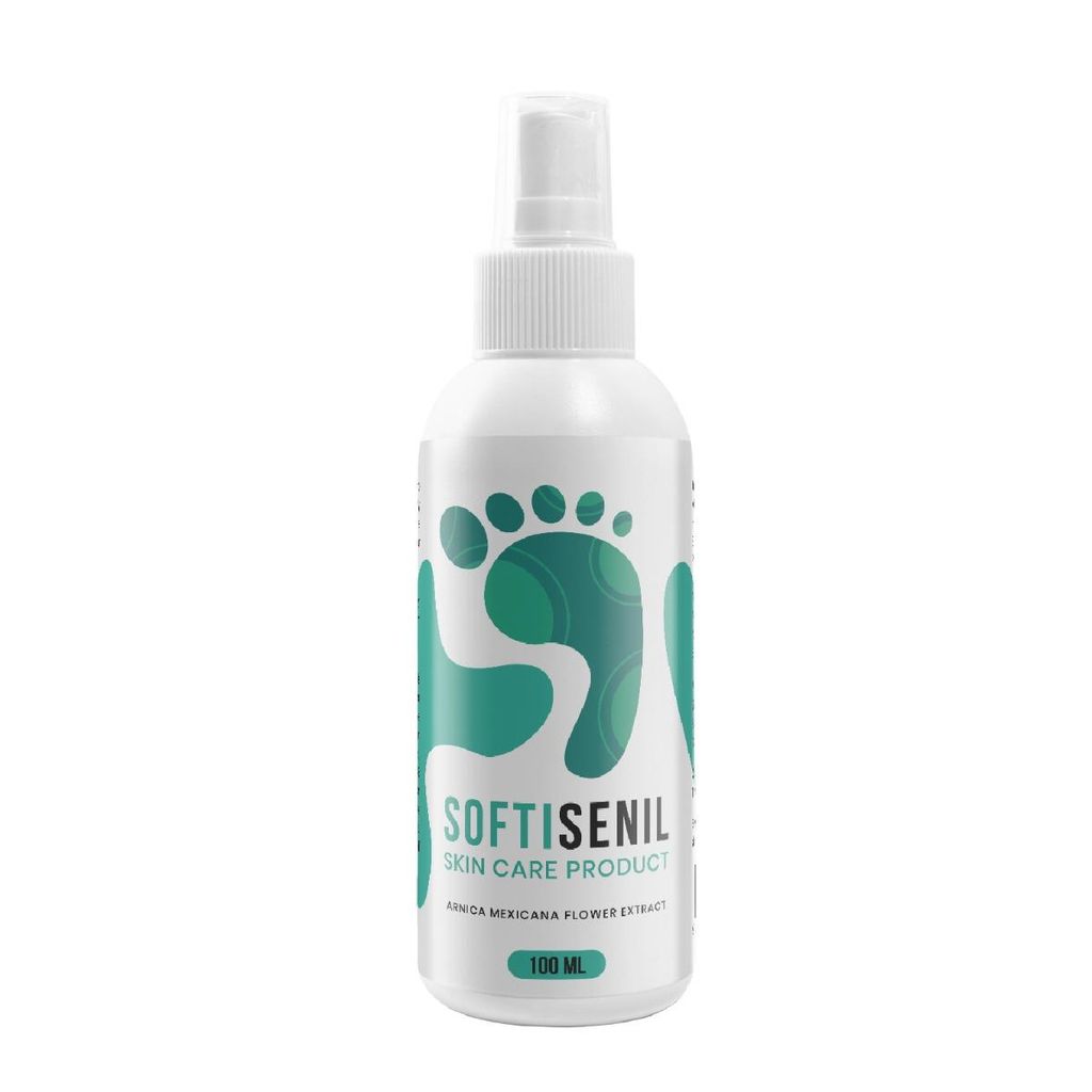 Beruhigendes Hautpflegeprodukt für die Füße mit Arnika, 100 ml Spray