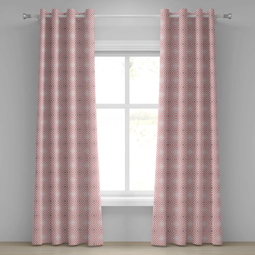Tenda Arredo ABAKUHAUS Rosa Chiaro 280x225 - Stile Geometrico Chic